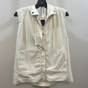 Eileen Fisher Womens Vest with Hood. Size XL